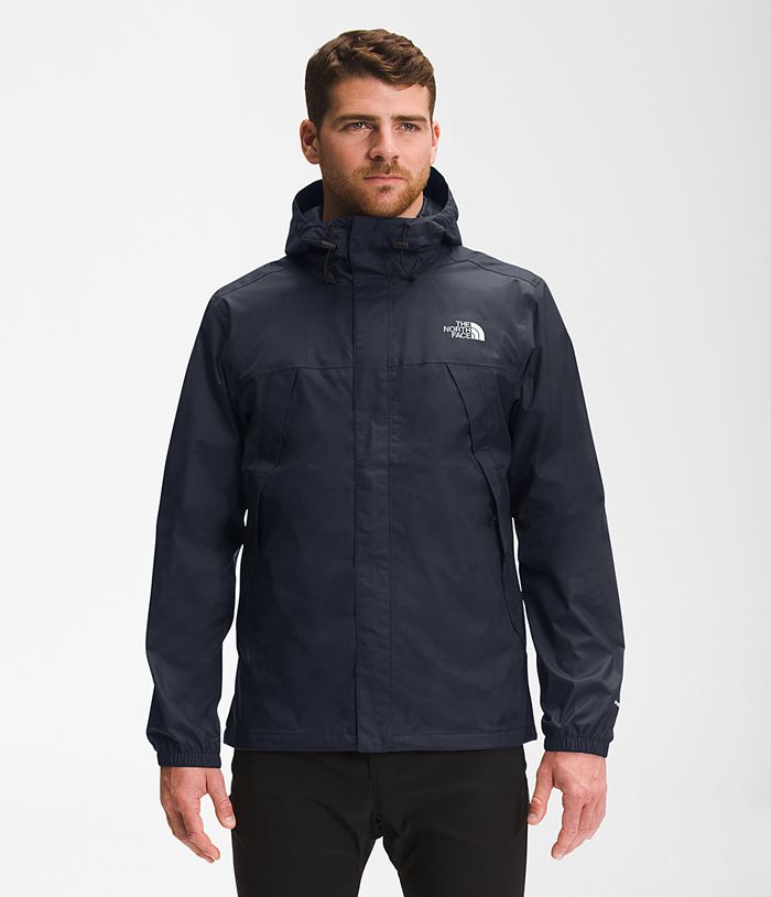 Casaca Impermeable The North Face Hombre Antora Azul Marino - Peru 13982VELW